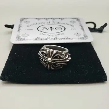 A&G 실버 925 플로럴 크로스 키퍼 반지