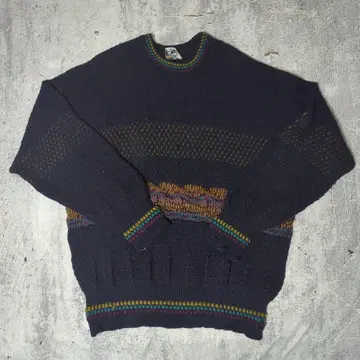 Sovrano 올 패턴 3D 니트 빈티지