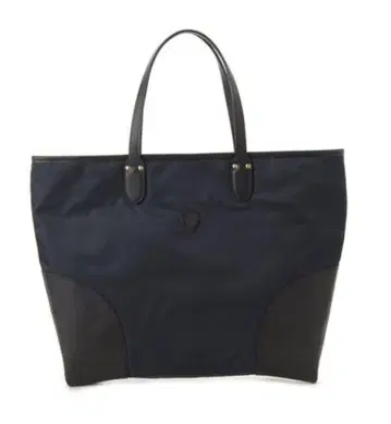 페리지 Felisi 나일론 x 가죽 토트백 네이비