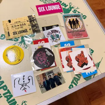 SIX LOUNGE 스티커 세트 (낱개 판매 가능)