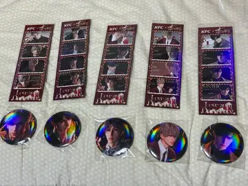 사랑과 깊은 하늘 레이저 티켓 캔뱃지 세트 세이야 호무라 레이 신 마히루