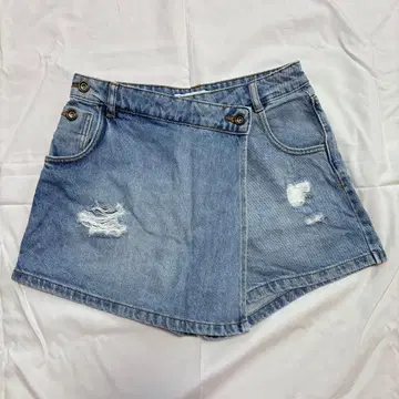 ZARA/큐롯 데님 팬츠/EUR M