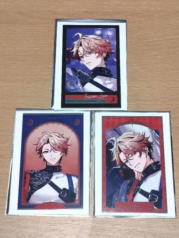 세라프 폴라로이드 사진풍 카드 니지산지 IMPACT 월조 3종 세트