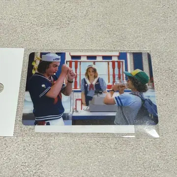 기묘한 이야기 카드 클리어 카드 더스틴 스티브 로빈