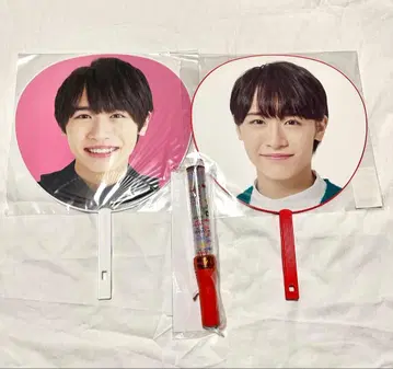 AmBitious 응원봉 우라 리토 부채 2장 세트