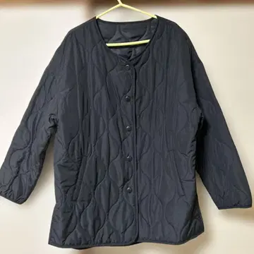 terawear 블랙 퀼팅 자켓