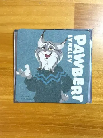 주토피아2 오마이카페 파우버트 드링크 특전 종이 코스터