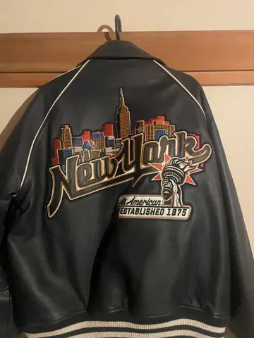 AVIREX USA 뉴욕 가죽 자켓 M