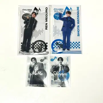 메구로 렌 와타나베 쇼타 아크릴 스탠드 클리어 스티커 ON