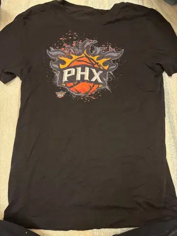 NBA 선즈 PHX 로고 블랙 티셔츠 M