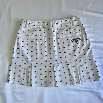 러브 캘러웨이 Callaway 하트 L 플레어 스커트 골프 의류