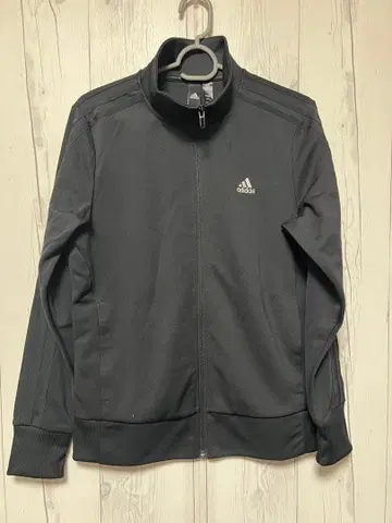adidas 블랙 집업 저지 L 사이즈