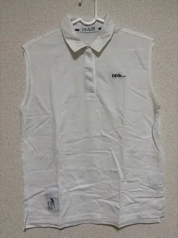 나노 유니버스 골프 슬리브리스 피케 셔츠 화이트