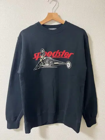 HYSTERIC speedster 그래픽 맨투맨 M 블랙