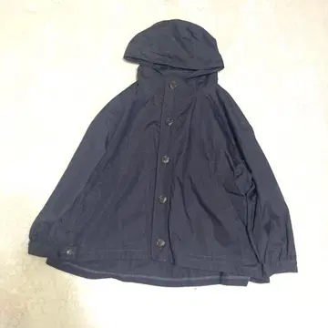 NARU 라이트 아우터 후드 블루종 네이비