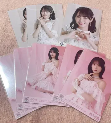 =LOVE 노구치 이오리 보석 의상 핑키 의상 브로마이드 8종 세트