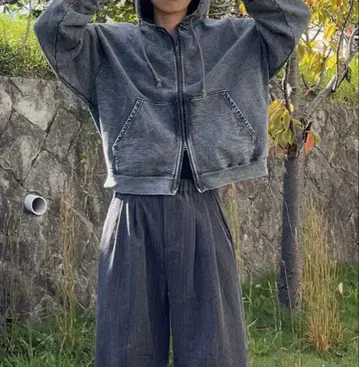 INSCRIRE 풀 집업 후드티