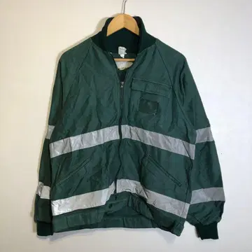 SPORTRAX 워크 자켓 그린 리플렉터 라인 스트릿