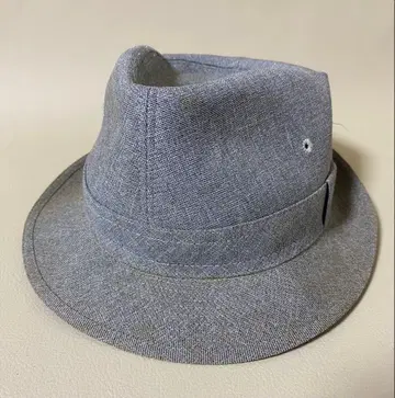 [현상품] 그레이 페도라 햇 데님풍
