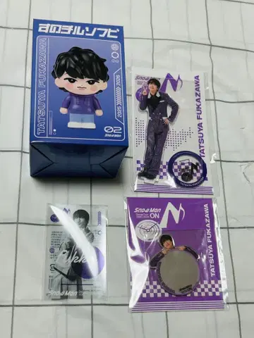 소프트 비닐 아크릴 스탠드 스티커 후카사와 타츠야 SnowMan