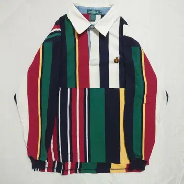 Knight of Round Table 라거 셔츠 멀티 컬러 자수 로고