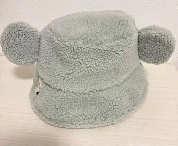 귀 달린 플리스 버킷햇