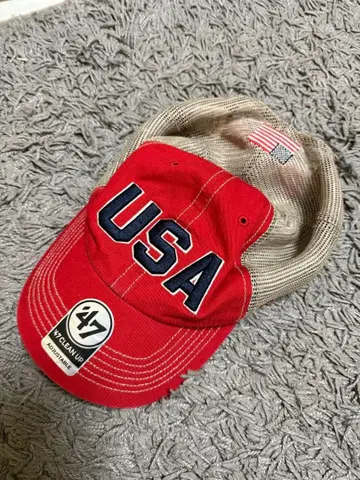 47 Brand USA 메쉬 캡 레드