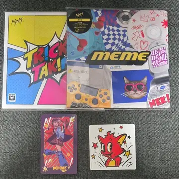 NEKI MEME TRICK TAKING 특전 카드 스티커 포함