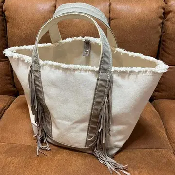 Ayako 백 인기 프린지 토트백 M