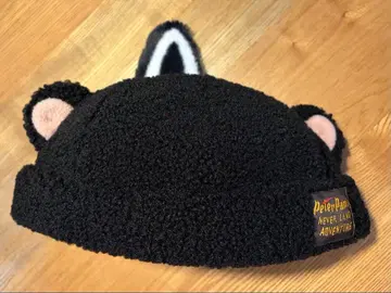 디즈니 로스트 키즈 팬 캡 곰 피터팬 모자 블랙