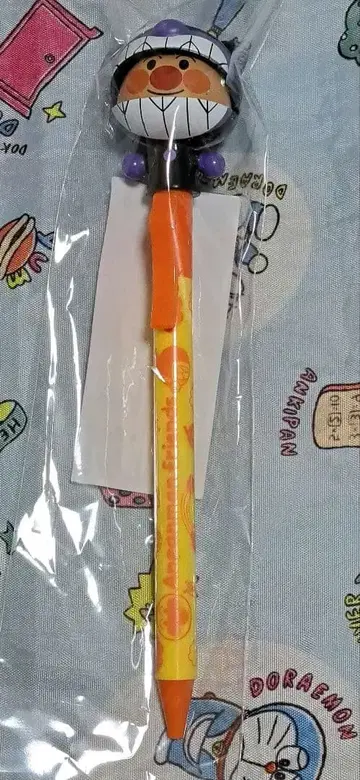 호빵맨 뮤지엄 한정판 액션 볼펜 세균맨 호빵맨