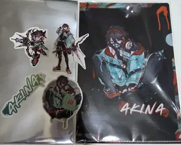 니지산지 Stun Mode 미카사 아키나 스티커 클리어 파일 세트