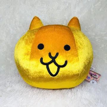 레어 새상품급 택 있음 냥코 대전쟁 금 고양이 BIG 봉제 인형