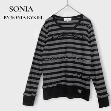 소니아 바이 소니아 리키엘 니트 M 보더 프릴 큐빅