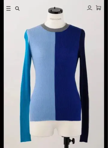 나곤스탠스 리브 니트