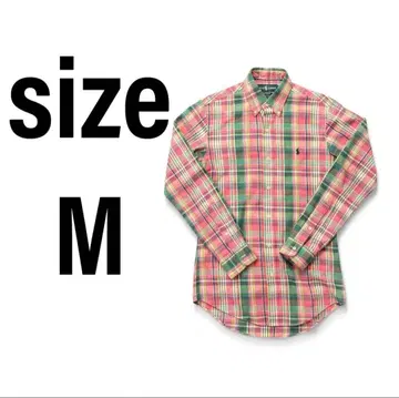 랄프 로렌 마드라스 체크 사이즈 M (미국 사이즈로는 XS)