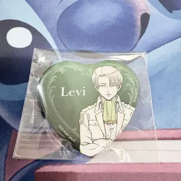 진격의 거인 리바이 WIT STUDIO 특전 하트형 캔뱃지 격동
