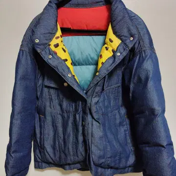 츠모리치사토 애니멀 다운 자켓 데님