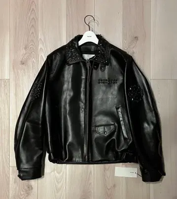 SACAI 사카이 Studded Leather Jacket size 1