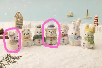 더피 리나벨 눈사람 봉제 인형 참