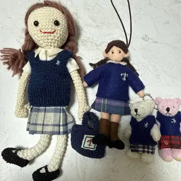 쇼에이 여자 학원 봉제 인형 세트