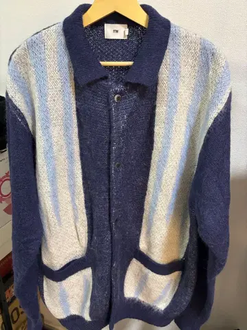 FTW 스트라이프 패턴 가디건 L