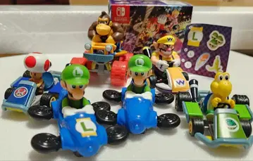 마리오 카트 피규어 6체 세트