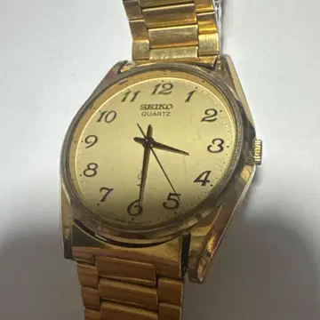SEIKO 쿼츠 손목시계 골드