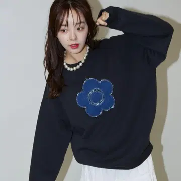 MARY QUANT x PUBLUX 플라워 모티브 데님 도킹