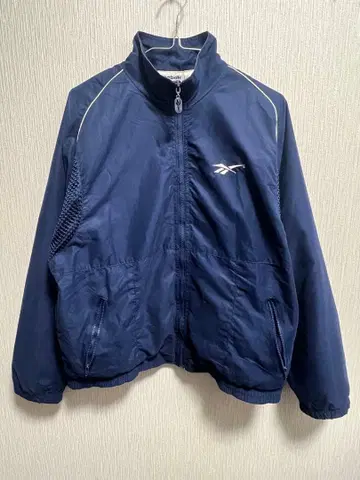 90s Reebok 나일론 자켓 네이비 M