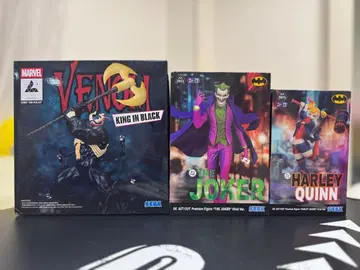 아메리칸 코믹스 피규어 세트 Venom Joker Harley Quinn