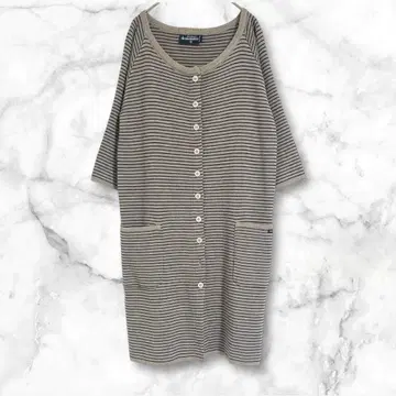 마리크리스틴 그라마티코 보더 7부 소매 가디건 원피스 M