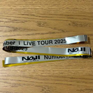 [ 은색 테이프 ] Number i LIVE TOUR 2025 1개