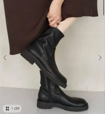 LE TALON 3.5cm 트랙 밑창 핏 숏부츠 사이즈 L